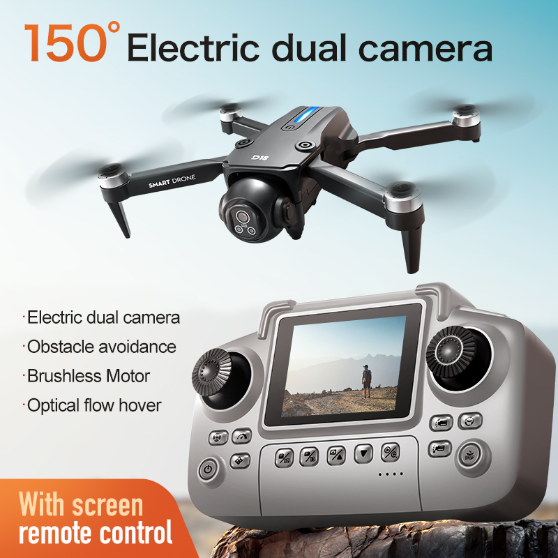 Nuevo Dron D18 fotografía prof - Drone Gimbal Brushless reseña y precio