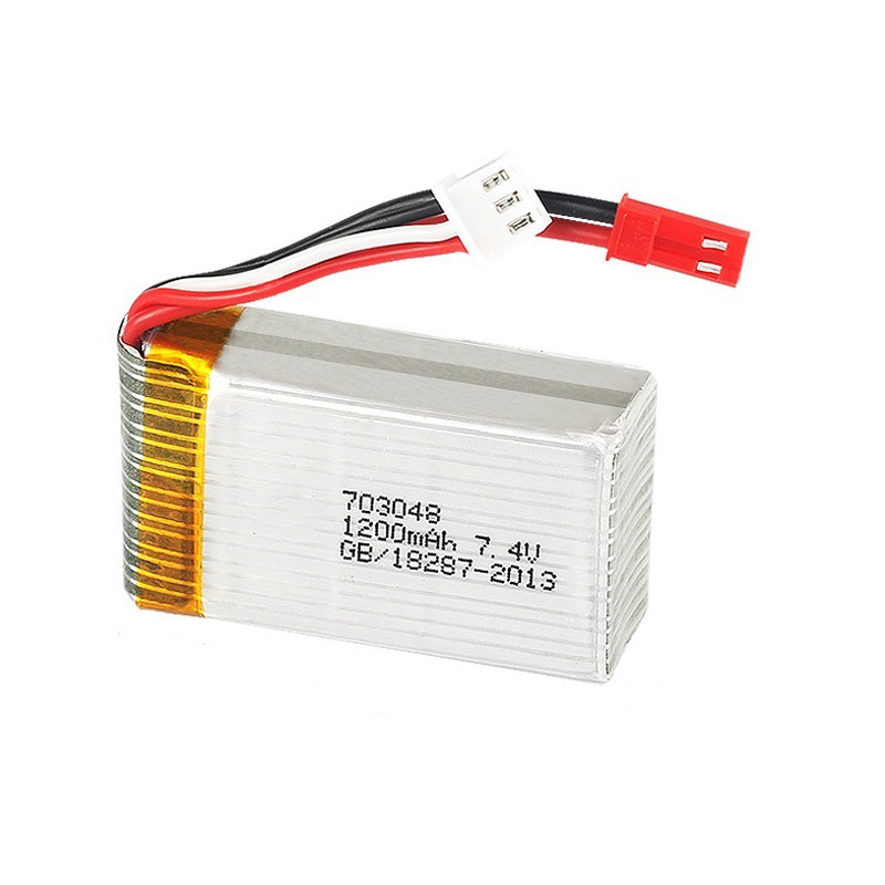 Batería Lipo 2S 7.4V 1200mAh 7 - Eachine Drone E010 reseña y precio